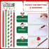 Christmas Pencils Bulk for Kids - Holiday Pencil Assortment with Erasers, 100 Pieces for School Supplies