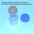 10ml Glass Bottle with Lid, Transparent Vial, B-10Pcs