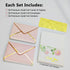 50 (4 Luxurious Gold Foil Thank You Cards Bulk with Envelopes and Stickers for Birthday Baby Shower Bridal Shower