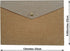 Durable A4 File Folder Document Holder - Portfolio Envelope Case with Snap Closure, Set of 2