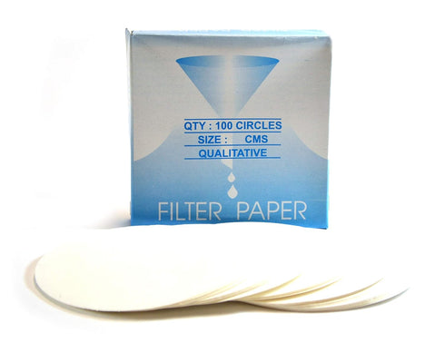 Eisco Labs Qualitative Filter Paper, Pack of 100, 15cm