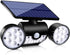 Solar Lights Outdoor - Motion Sensor Security Lights with Dual Head Spotlights for Garden Garage Patio