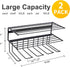 YueTong Power Tool Organizer for Tool Storage, Heavy Duty Wall Mount Rack with Shelf for Garage Organization (2 Pack)
