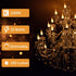 20-Pack E12 Bulbs 25W 2500K, 240 Dimmable Bulbs CA10 Bulbs COLWATT Candle Light Warm White Lumen Chandeier Light
