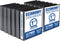 Samsill Economy 1.5 Inch 3 Ring Binder, Customizable Clear View Cover, Black, 12 Pack, Made in The USA