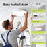 3000K/4000K/6500K 12Inch 24W Closet hepside Motion Sensor Ceiling Light Wired, LED Flush Mount Ceiling Light Fixture