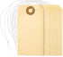 Perco Manila Shipping Tags #1 - 2 3/4” x 1 3/8” (Box of 100) with Elastic