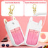 Estedro 4Pcs 1 Oz Silicone Case Compatible with Touchland Hand Sanitizer Spray Holder Portable Protective Case