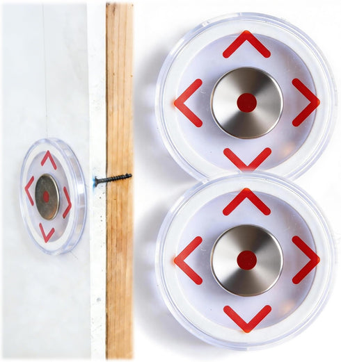 Aucuqu Magnetic Stud Finder, Powerful Magnet Wall Scanner for Drywall and Wood |