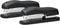 Bostitch Office Ergonomic Desktop Stapler, 20 Sheet Capacity, Black, 2-Pack