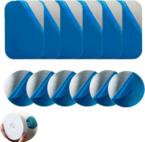 UtySty 12 Pack Metal Plate Mount Replacement Adhesive Iron Sticker Patch for Stick-on