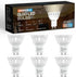Torkase GU10 LED Bulbs, 5W 50W Equivalent, 2700K Warm White, 120V 500LM Dimmable Track Light, 6 Pack