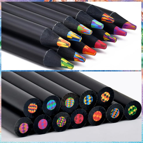 KUCHEY 12 5-12 Art Supplies Teen Girl Boys Gifts Trendy Stuff, Colored Rainbow Pencils, Stocking Stuffers for Kids