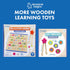 Count Set Counting Sets 3+ Educational Insights & Match Wooden Toys for Kids, Preschool Math Manipulatives & Fine Motor