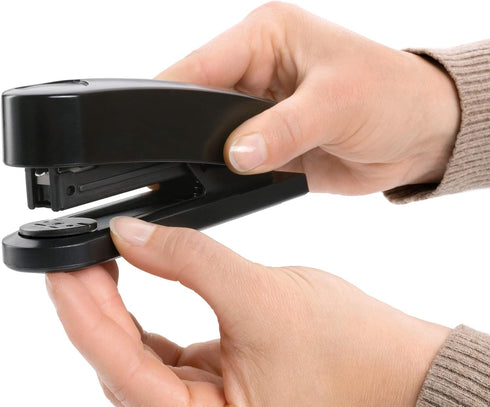 Novus B2 re+New Stapler, 25 Sheet Capacity, Made of 95% Recycled Plastic, German Engineered, Staple|Pin|Tack, 10 Yr. Warranty, Black re+New Special Edition (020-1931) by novus