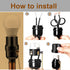 Switch,3 Pack E26 E27 (1/8 Phenolic Medium Base Light Socket with Pull Chain TWDRTDD Black Period Style Edison Retro