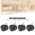 4 Packs Swivel Casters, 1.5 in Heavy Duty Replacement Wheels for Furniture, Cabinet, Office Chair