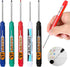 Hpmjz 5Pcs 45mm Deep Reach Markers Multi-Purpose Deep Hole Marker Pens Long Nib Nose Waterproof Marker Reach Permanent