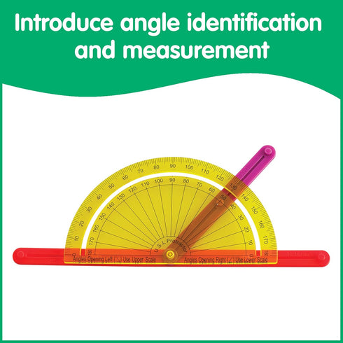 Set 100 2 edxeducation GeoStix Deluxe | Teach Geometry | Construction Sticks, Protractors, Activity Cards |