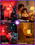 Bulb 660nm 1800K 10W A19 Bulb, E26 2Pack Red and Amber Sleep with Remote Control Choose Red Light or Amberlight,Timer