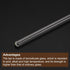 MECCANIXITY 3.3 Borosilicate Glass Stick, 9.84" Length, 5mm Dia Stir Rod Mixing Tools for Lab Kitchen (3Pcs)