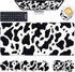 Keyboard Wrist Rest and Mouse Pad Set, Ergonomic Coaster with Memory Foam, Large XL Desk Mat (Cute Cow Print)