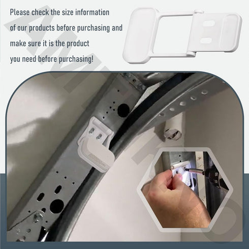 AMTHKNO Garage Door Mount Bracket for A-qara Door and Window Sensor, Easy Installation Garage Door Security Accessory