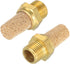MECCANIXITY Pneumatic Muffle, 1/8" NPT Male Long Exhaust Muffler for Solenoid Valve, 2 Set