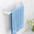 White Towel Bar 16 Inch, KLJKPA Heavy Duty Towel Bar for Bathroom Wall Hanging Bath Towels