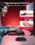 Vaydeer Keyboard Stand with Wrist Rest, Gaming Wrist Support Pad, Ergonomic Hand Rest Arm Memory Foam for Palm Typing