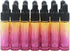 Ellbest 14pcs 10ml Essential Oil Dropper Glass Bottle, Colorful Reusable Bottles for Travel (Yellow Gradient)