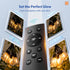50FT 16 ST38 Bulbs(1 Dimmable addlon LED Outdoor String Lights with Remote Waterproof Patio Lights with Shatterproof