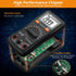 Neoteck Auto Ranging Digital Multimeter, AC/DC Voltage Current Ohm Capacitance Frequency Diode Transistor, Multi Tester