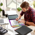 HABGP 12 Pocket Plastic Folders with Pockets - 6 Colors Multi Pocket Folder Binder with Dividers for Office Organizer
