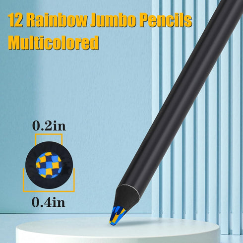 KUCHEY 12 5-12 Art Supplies Teen Girl Boys Gifts Trendy Stuff, Colored Rainbow Pencils, Stocking Stuffers for Kids