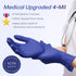 4 100 Supmedic Nitrile Exam Gloves, Mil Pcs, Powder-Free Latex-Free Cooking Food-Safe Disposable Medical Gloves, Blue