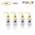 ULAB 4pcs Safety Wash Bottles, Isopropanol Wide-Mouth, LDPE Material, 500ml, UWB1023