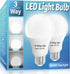 2 Pack 3 Way LED Light Bulbs, 30 70 100 Watt Equivalent, Daylight 5000K A19 E26, Indoor 3-Way Light Bulbs for Reading