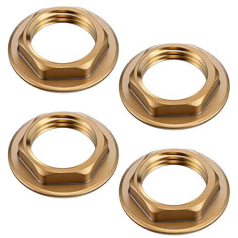 Qulkws 4 Pack 1/2" Female Locks Nut Pipe Fitting Lock Nut with Flange