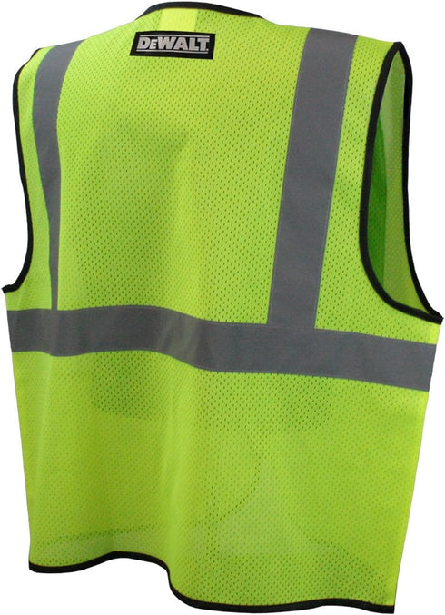 DEWALT DSV220 Class 2 Economy Mesh Vest - Green - Size M