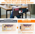 LUKETURE Desk Side Storage, Under Desk Organizer, Steel Hanging Laptop Holder with Pen Holder, Black, M(1 Tier)