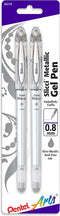 Pentel Quality Gel Ink Rollerball Pen (BG208BP2Z)