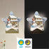 ALAZA Landscape House Snowman Christmas Star Shaped LED Night Light Dusk to Dawn Sensor Plug in Night Home Decor Desk