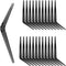 Biugaaufai 24 Pack 10" x 8" Heavy Duty Metal Shelf Brackets, Floating Shelf
