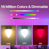 ORALUCE Smart Light Bulb, C37 E12 LED 40W Equivalent, Works with Alexa & Google Home, 450 Lumens, 4 Pack
