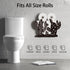 8 WADORN Cactus Toilet Paper Holder, Metal Cactus Plant Wall Mounted Toilet Paper Storage for Extra Rolls Funny Toilet