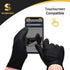 5 Schneider Black Nitrile Exam Gloves, Mil Disposable Gloves, Latex Free & Powder Free, for Medical, Cleaning, Food