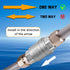 Boltigen 1/2 Inch NPT Thread Stainless Steel Spring Check Valve, Non-Return Horizontal Check Valve for Well, Pump, Tank