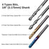 Genmitsu 40pcs End Mills CNC Router Bits, 1/8" Shank CNC Cutter Milling Carving Bit Set, MC40A