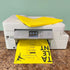 8.5" 11", 20lbs, 100 Colored Bond Paper Bundle x Pages, Yellow